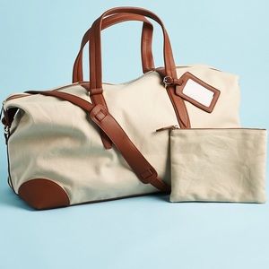 Canvas weekender bag
